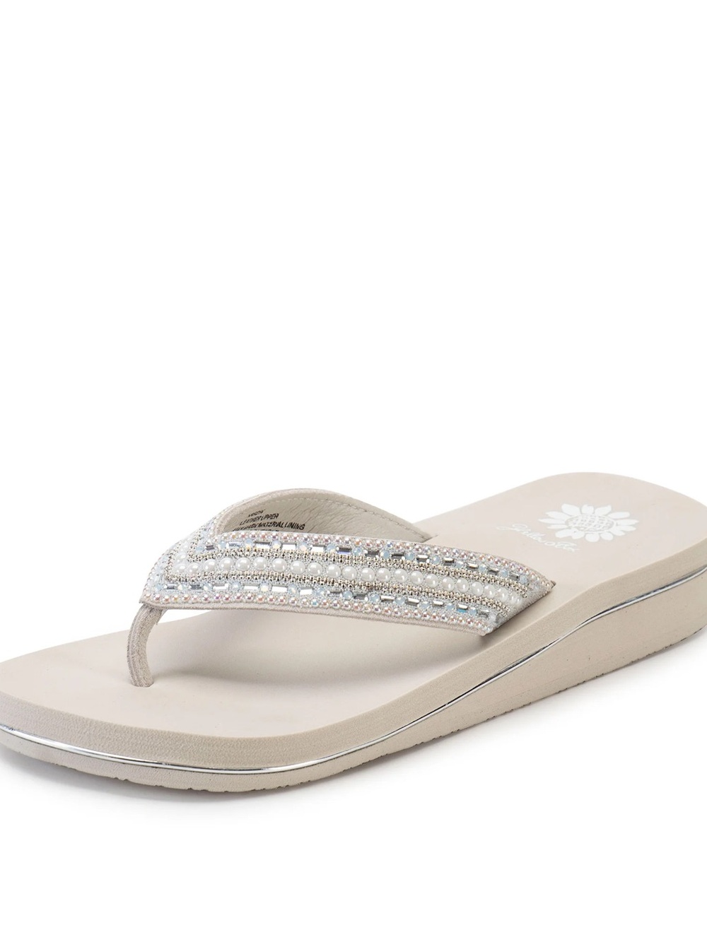 YELLOW BOX HARDIN IVORY SANDAL GENUINE LEATHER MEDIUM WIDTH NEW IN BOX